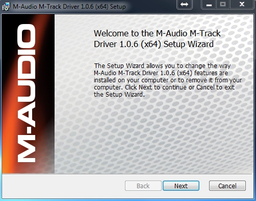M audio m track drivers free download