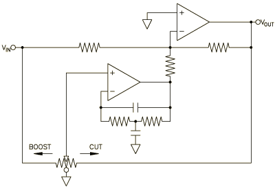 First private-use 1/3-octave constant-Q graphic equalizer circuit developed by Thurmond