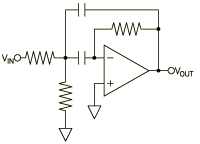 Multiple feedback (MFB) bandpass filter section