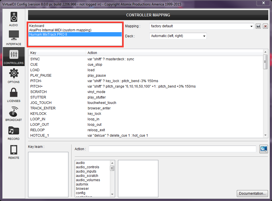 numark mixtrax pro 2 virtual dj mac serial number
